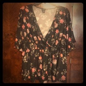 Torrid Floral Print Top